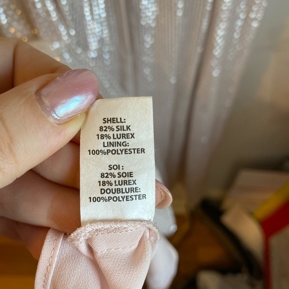 NWT Ramy Brook Callie Metallic High Low Dress - Picture 9 of 10